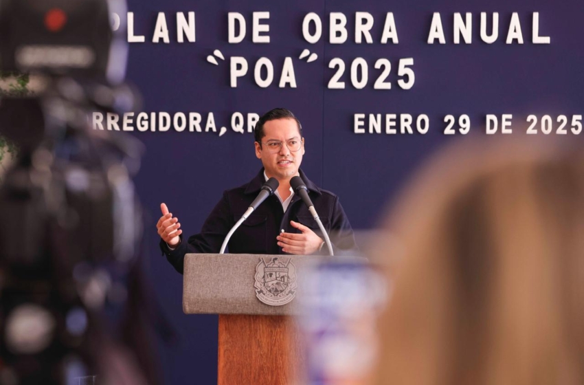  Corregidora anuncia inversión de 60 millones en obras para 2025