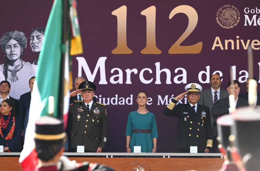  El Ejército reafirman lealtad a Claudia Sheinbaum en el 112º aniversario de la Marcha de la Lealtad