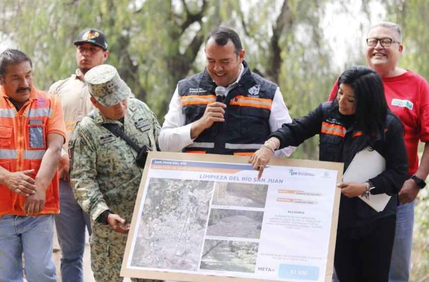  Roberto Cabrera pone en marcha por cuarto año consecutivo programa de limpieza en el Río San Juan