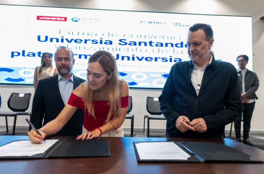 Querétaro y Santander México impulsan el empleo juvenil con el lanzamiento de Universia Jobs