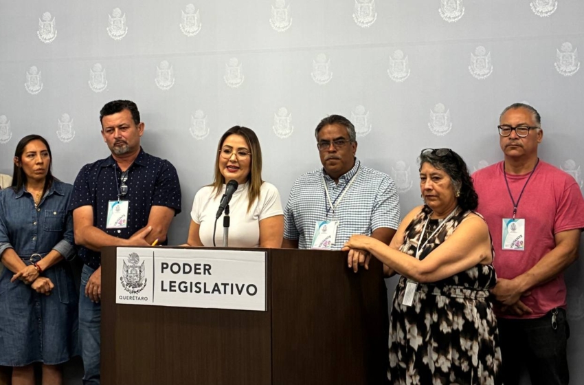 La diputada Claudia Díaz Gayou critica el uso anticipado de bardas políticas en Querétaro