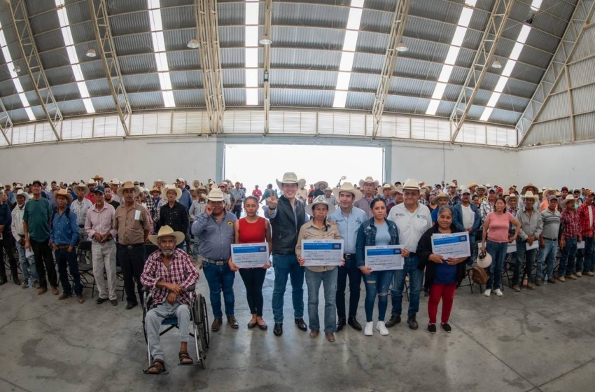 Entregan 29 mil pacas de forraje a productores en El Marqués para enfrentar contingencias climáticas