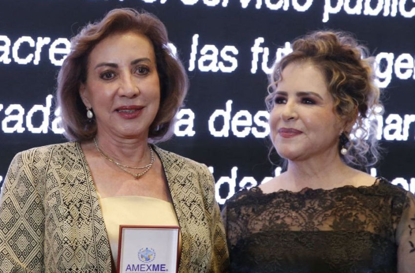Murguía recibe la Medalla Leona Vicario AMEXME 2025 por su trayectoria en el servicio público