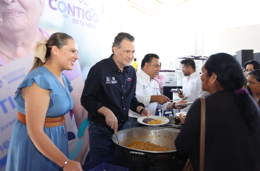 Fortalecen apoyo alimentario en la Sierra Gorda con programa estatal en Landa de Matamoros