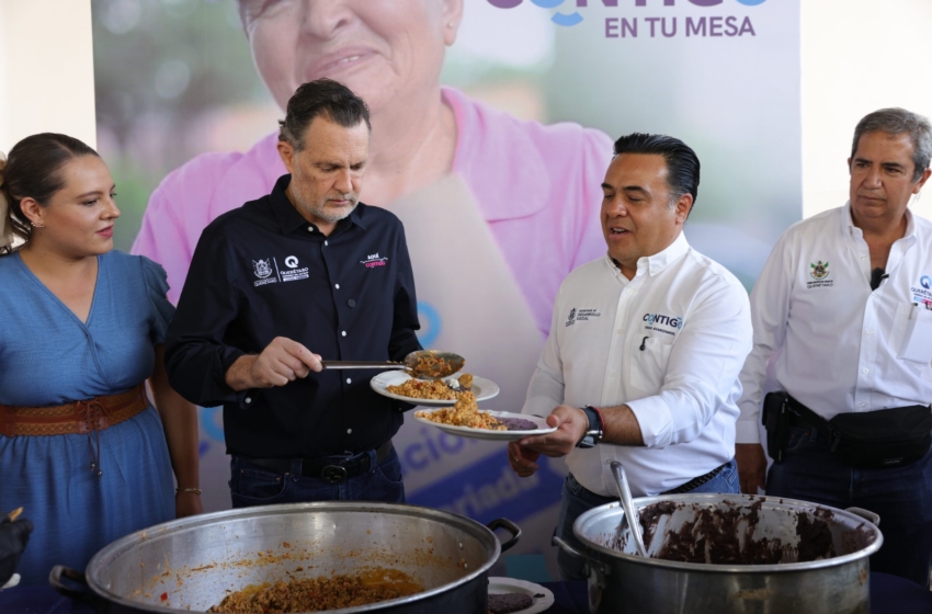 Fortalecen apoyo alimentario en la Sierra Gorda con programa estatal en Landa de Matamoros