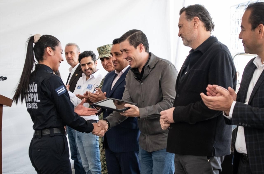  Reporta El Marqués avance del 23.5% en metas del Programa Municipal de Seguridad
