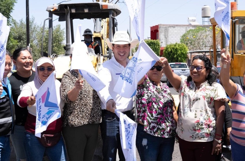 Con obras estratégicas, Rodrigo Monsalvo fortalece el bienestar y desarrollo de las familias marquesinas