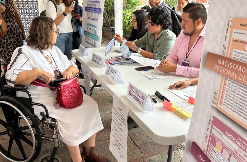 INE descarta desinterés ciudadano: renuncian 50% de funcionarios de casilla en elección al Poder Judicial