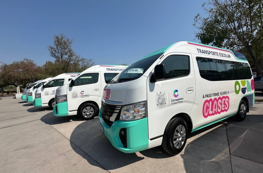 Se presenta el transporte escolar gratuito en Corregidora