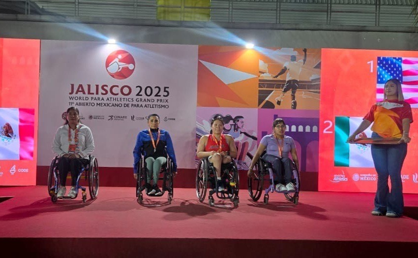 Paratletas queretanos brillan con nueve medallas en el Grand Prix Mundial de Para Atletismo Jalisco 2025
