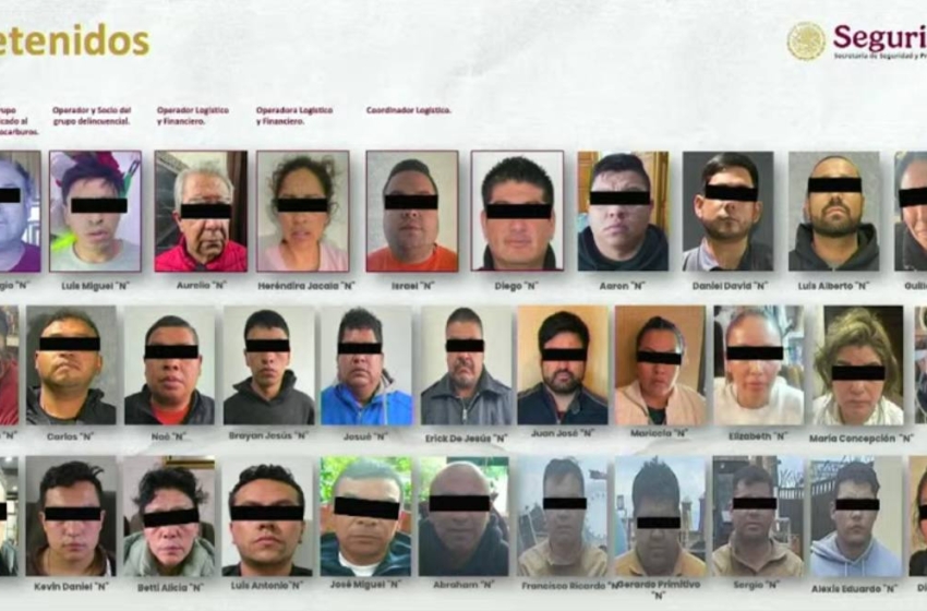  Desmantelan una de las principales organizaciones criminales dedicadas al robo de hidrocarburos en el centro del país