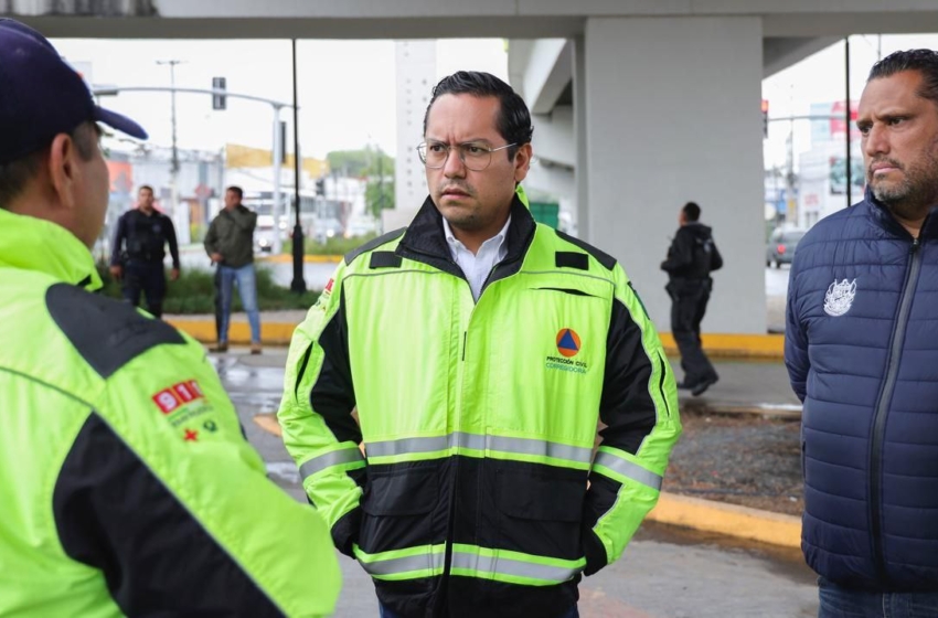  Chepe Guerrero encabeza supervisión de cárcamo para prevención de inundaciones