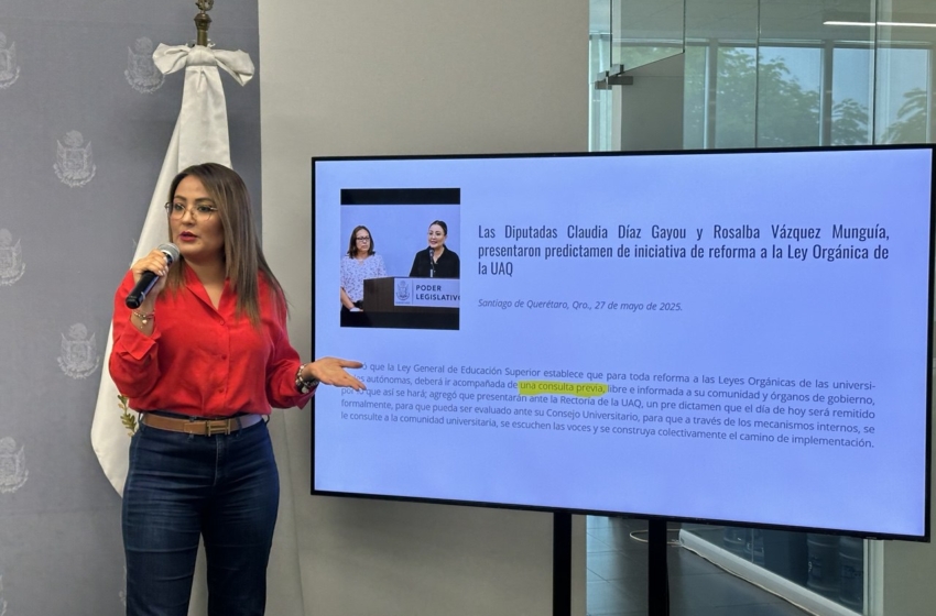  “Hoy el Estado de Querétaro no tiene dinero para un proyecto así”: Claudia Díaz Gayou sobre el proyecto Batán Agua Para Todos