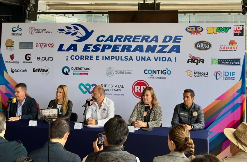  Se presenta la Quinceava Edición de la Carrera de la Esperanza