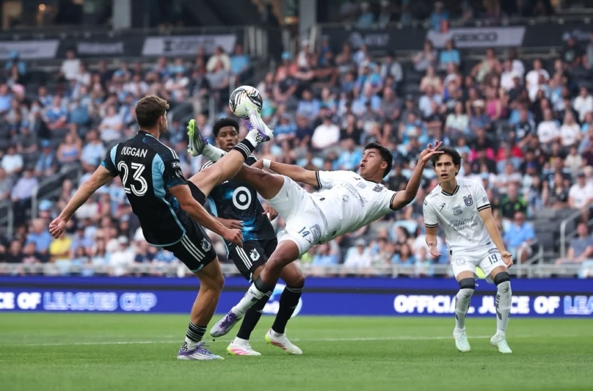  Gallos cae 4-1 ante Minnesota United en su debut en la Leagues Cup