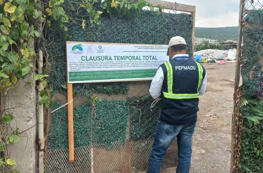  Clausuran chatarrera en Santa Juanita por incumplir normas ambientales
