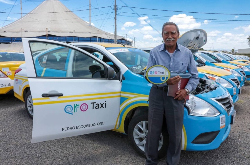  Entregan 200 nuevas unidades Qrotaxi en Querétaro
