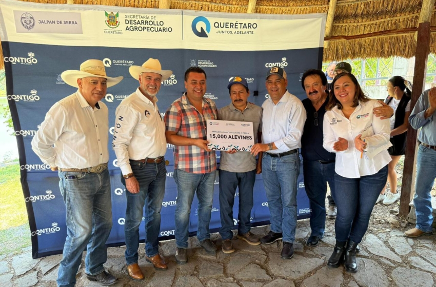  Entrega SEDEA alevines para repoblar cuerpos de agua en la sierra