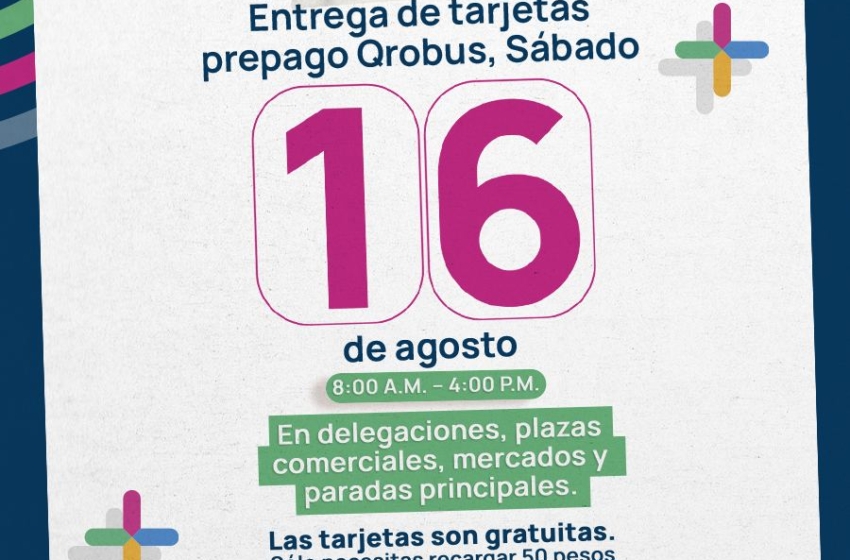  AMEQ anuncia megajornada de entrega de tarjetas Qrobus