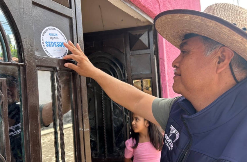  SEDESOQ realiza levantamiento de censo para apoyos emergentes