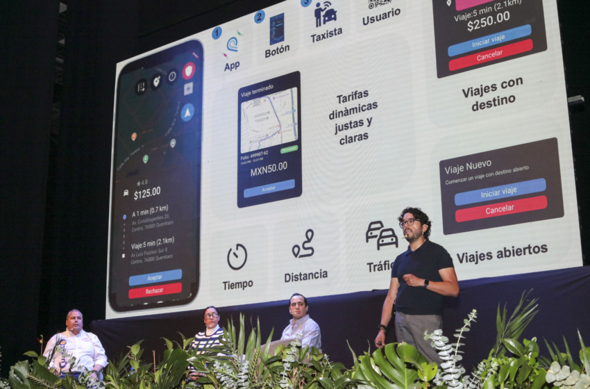  Capacitan a más de 1,300 taxistas en Querétaro para sumarse a la app QroTaxi