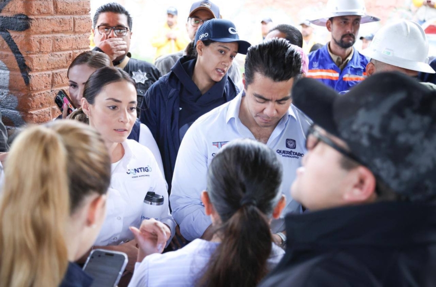  Histórica lluvia deja severas afectaciones en Querétaro; autoridades despliegan operativo