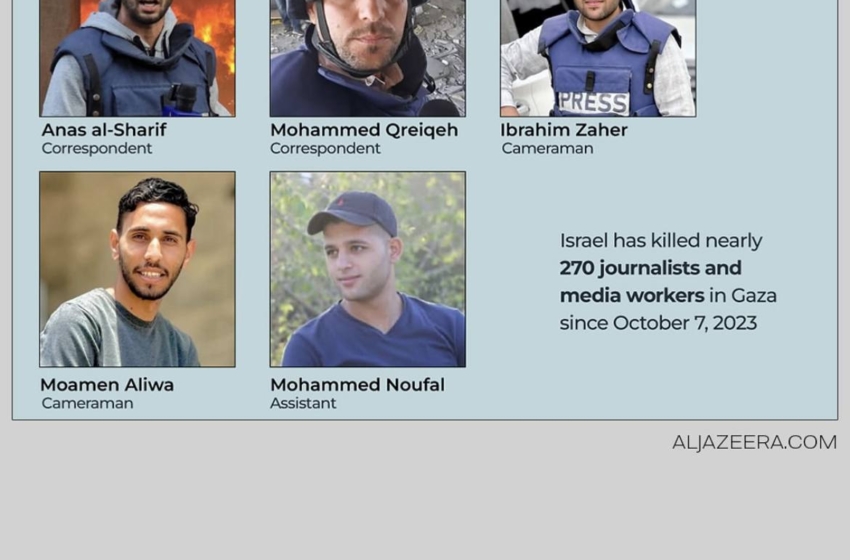  Israel mata a 5 periodistas en un ataque deliberado a las afueras del hospital Al-Shifa en Gaza