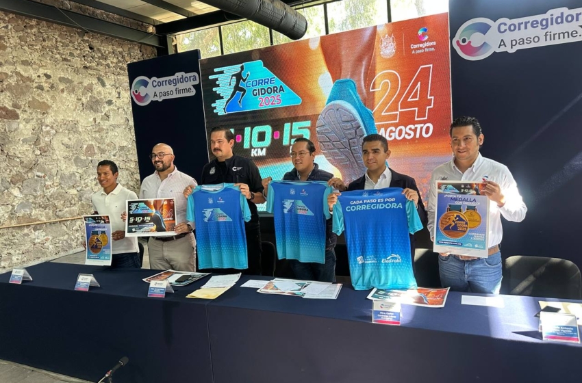  Presentan la Carrera Corregidora 2025; esperan a 2 mil participantes