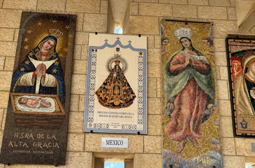  La Virgen de los Dolores de Soriano llega a Tierra Santa