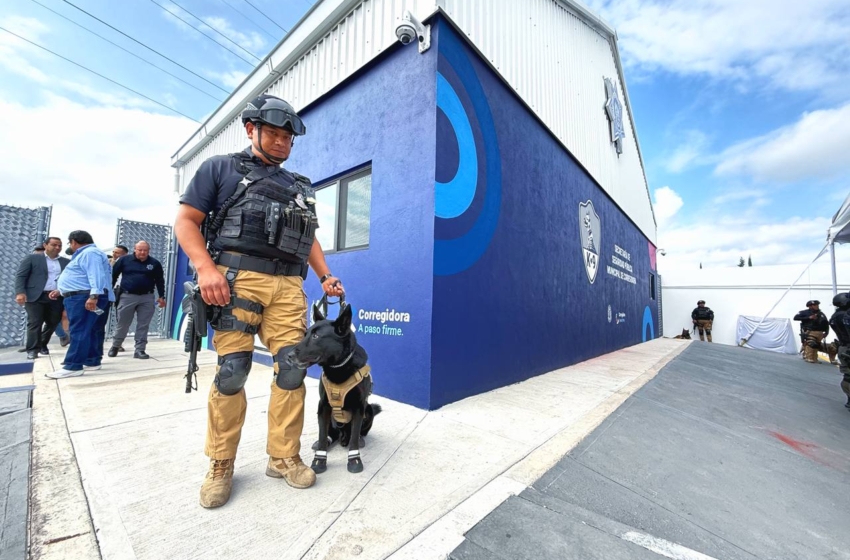  Corregidora inaugura edificio de la Unidad Cinotáctica para fortalecer la seguridad