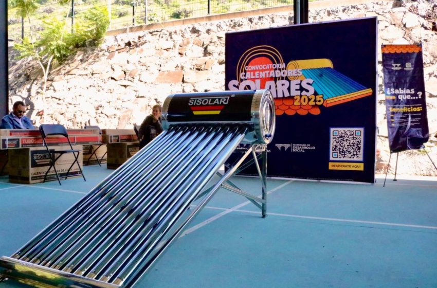  Programa de Calentadores Solares beneficia a más de 2 mil 400 familias en Querétaro capital