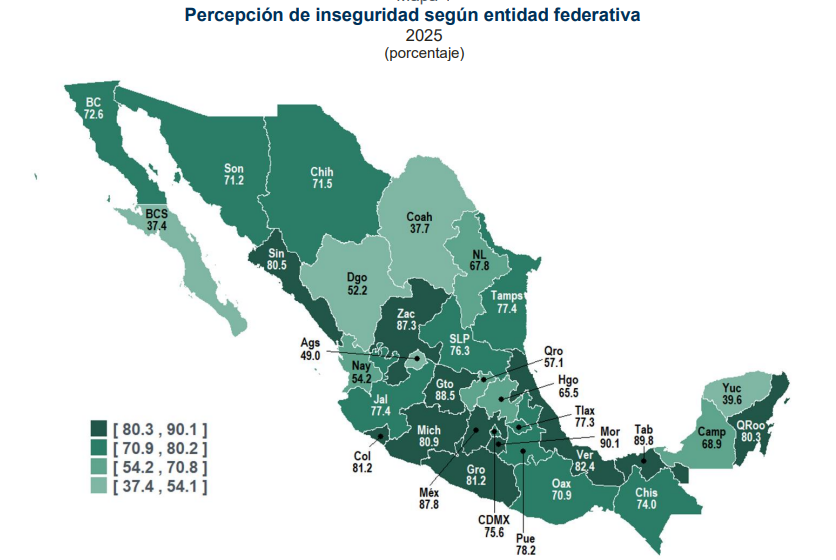  Más de 23 millones de mexicanos sufrieron un delito en 2024: INEGI