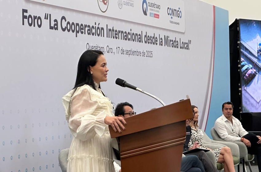  AMEXCID firma primer convenio con Querétaro
