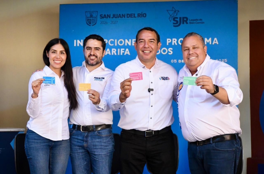 Tarifa Unidos llega a San Juan del Río tras diez mil firmas ciudadanas