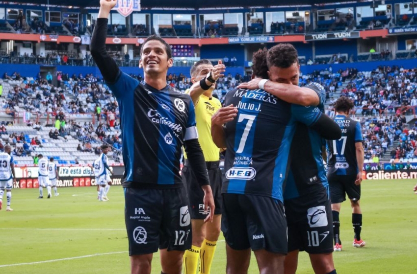  Gallos sorprende y se impone 2-0 a Pachuca en el Estadio Hidalgo