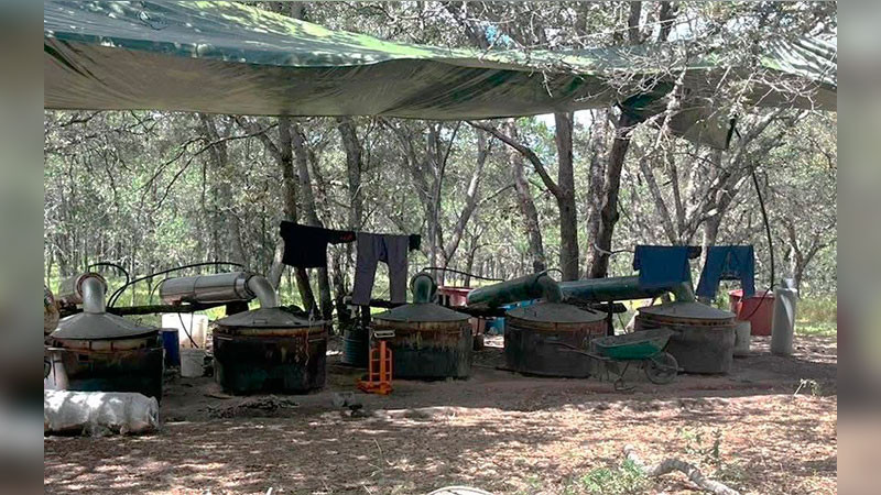  Localizan Ejército y Guardia Nacional laboratorio clandestino en El Marqués, Querétaro