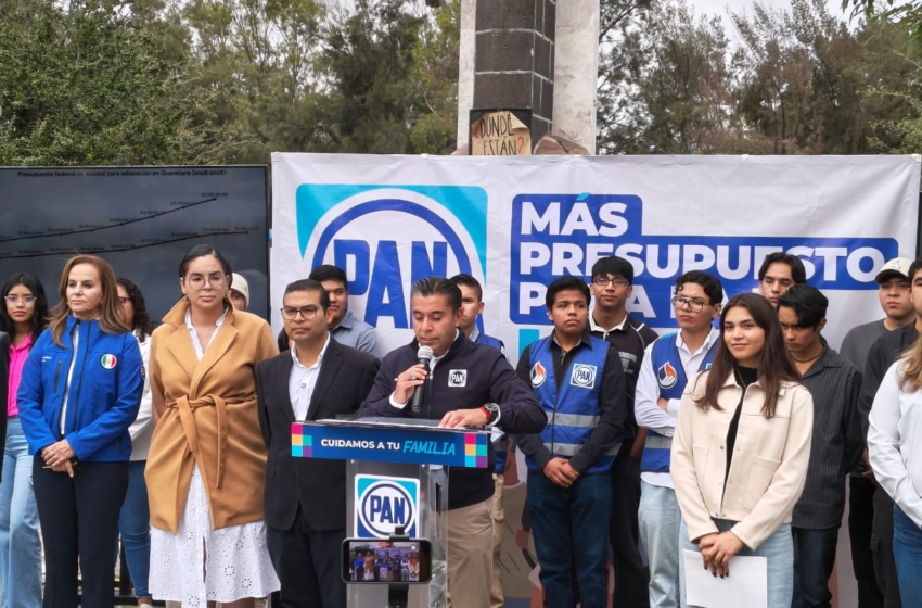  PAN pide más recursos federales para educación; advierte rezago presupuestal