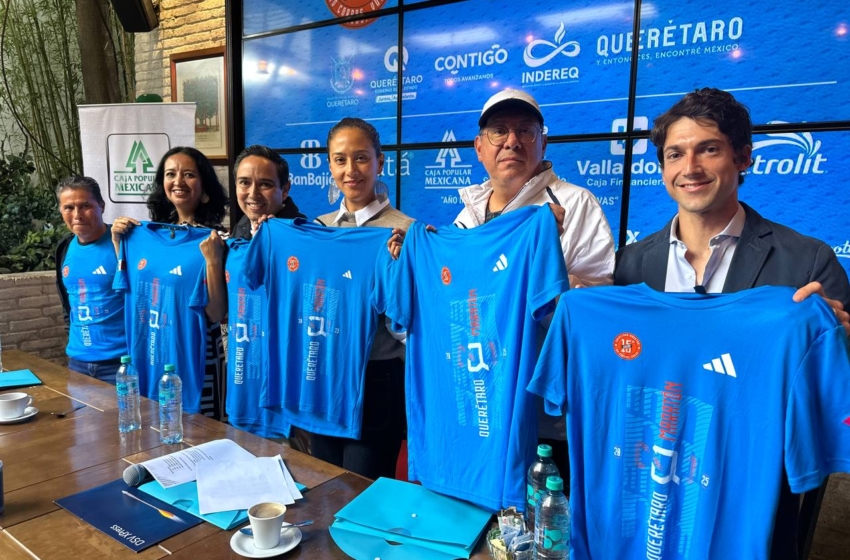  Presenta la playera del Querétaro Maratón 2025 y abren 100 inscripciones más