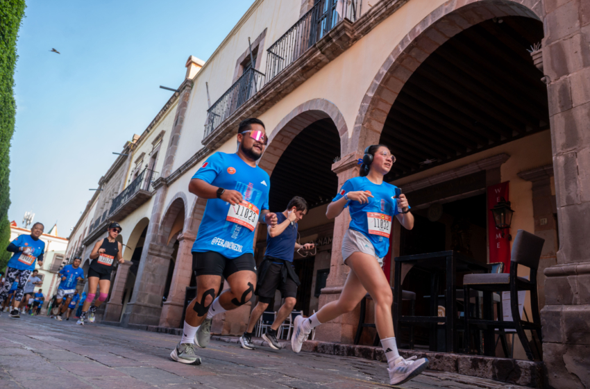  Aproximadamente 800 corredores asisten a entrenamientos del Querétaro Maratón: Iridia Salazar