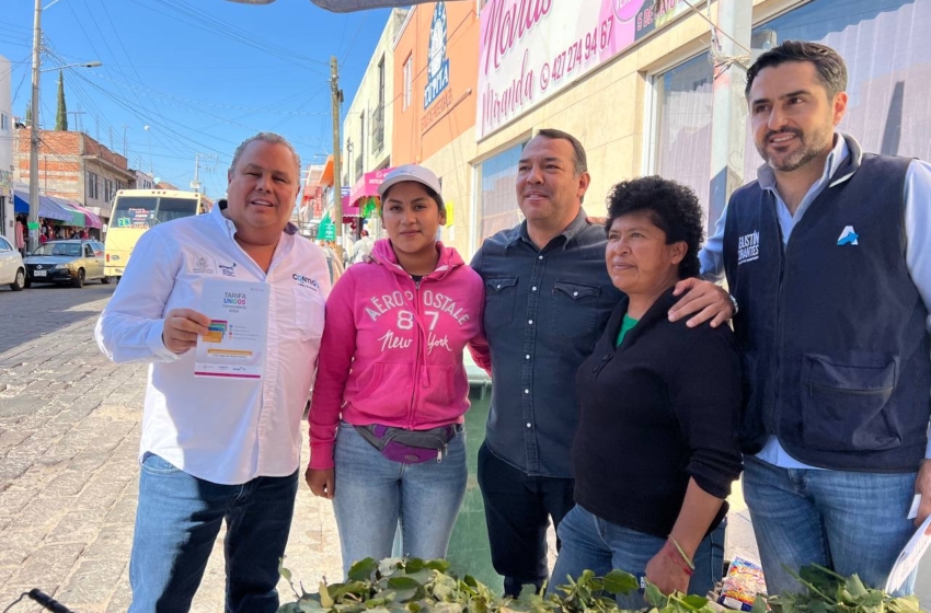  Tarifa Unidos llega a San Juan del Río con más de 5 mil 700 beneficiarios