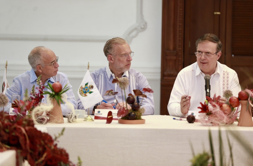  Del Prete y AMSDE dialogan con Marcelo Ebrard sobre crecimiento económico y relocalización en México