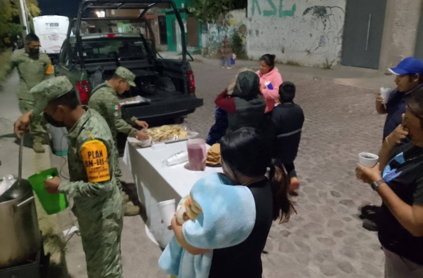  Ejército Mexicano repartirá pan y bebidas calientes durante el invierno en Querétaro