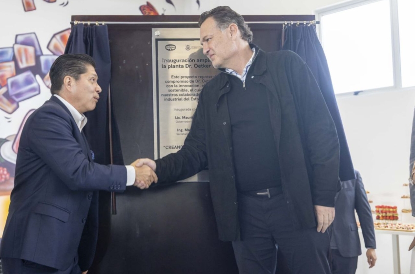  Dr. Oetker México amplía su planta en Querétaro y eleva su capacidad productiva a 250 toneladas diarias