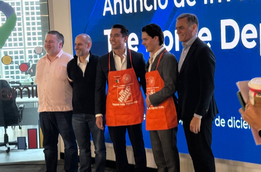  Home Depot anuncia su séptima tienda en Querétaro; generará 100 empleos y refuerza récord histórico de inversión