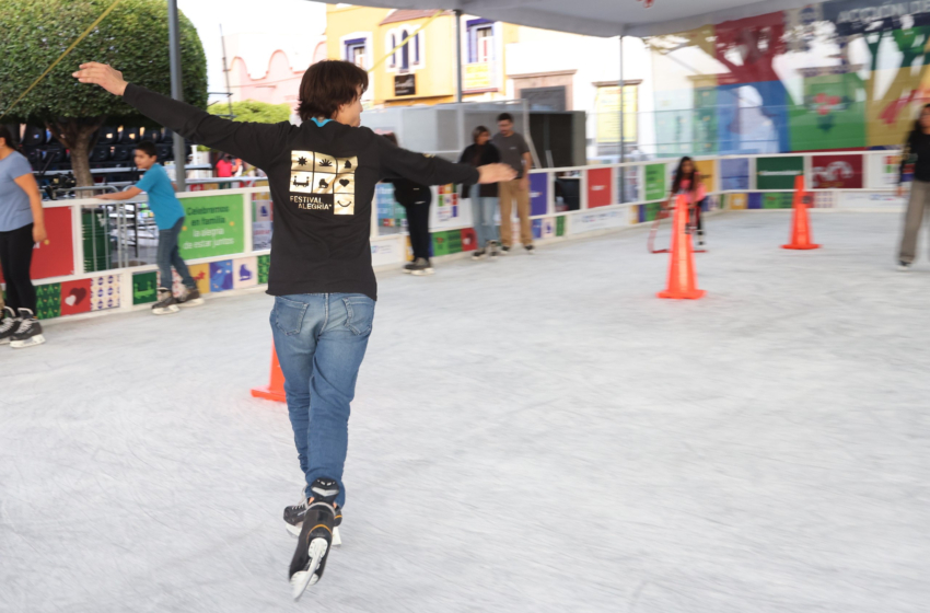  Pistas de hielo continúan en operación por últimos días del Festival Alegría Contigo 2025