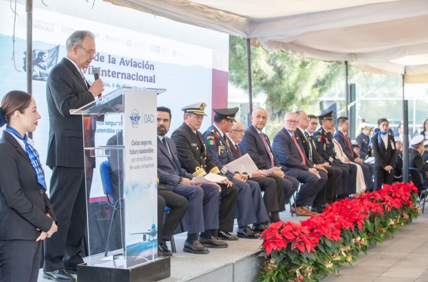  SICT celebra Día de la Aviación Civil Internacional