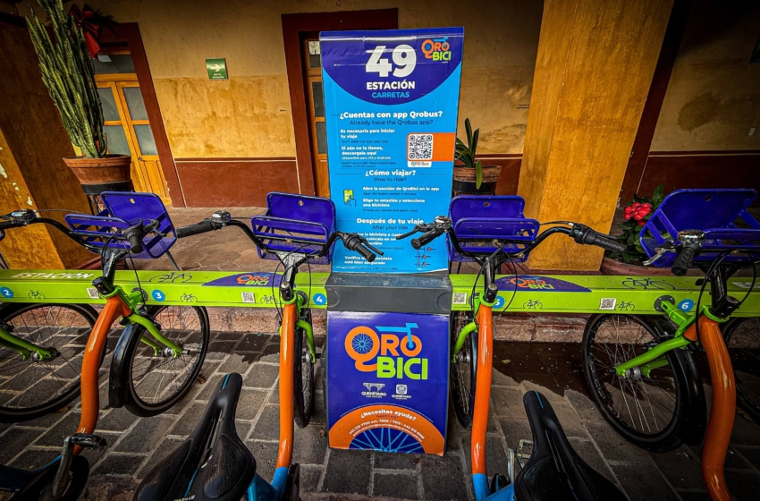  QroBici iniciará en 2026 con inversión de 15 mdp y meta de mil bicicletas en Querétaro