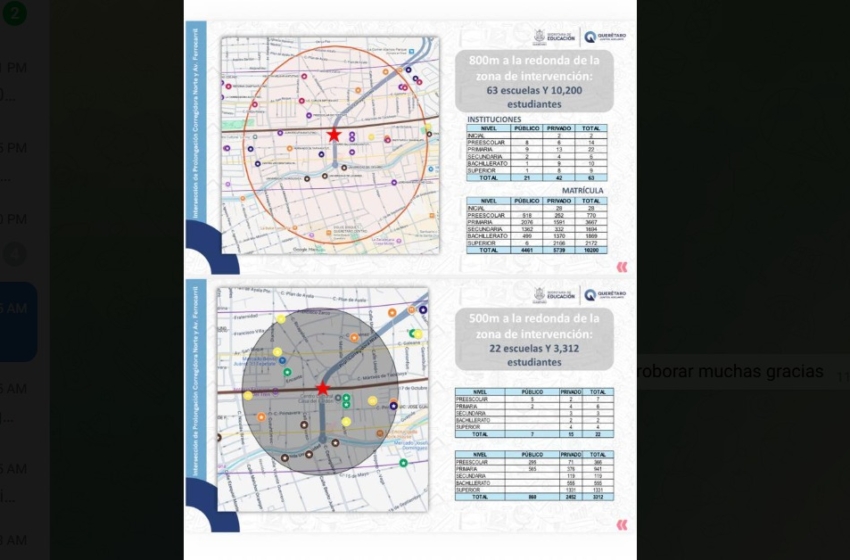  Más de 10 mil estudiantes podrían verse afectados por obras en Corregidora Norte del Tren México–Querétaro