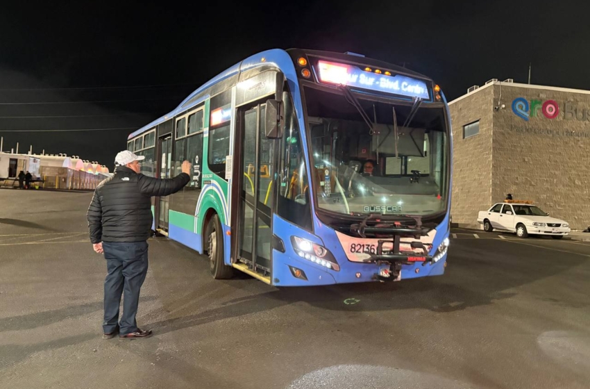  AMEQ supervisa operación de Qrobus durante el regreso a clases en Querétaro