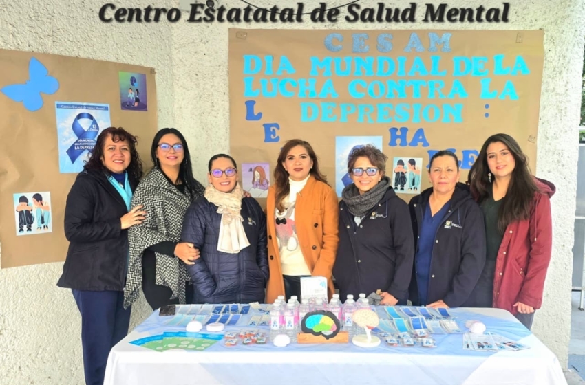  Secretaría de Salud realiza jornada informativa por el Día Mundial de la Lucha contra la Depresión